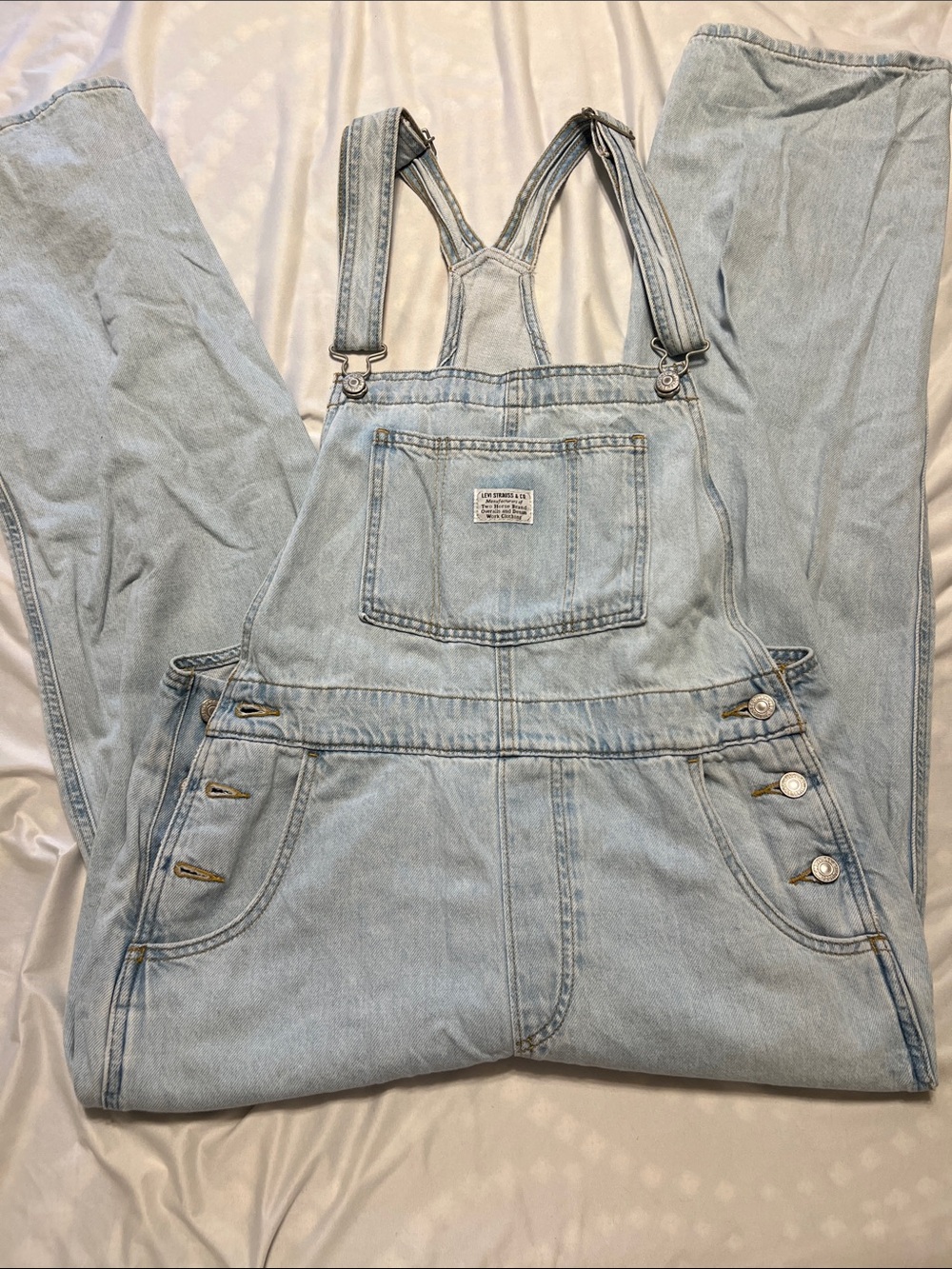 Levi's Light blue overalls